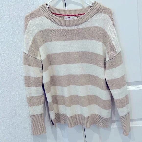 vineyard vines Open-Knit Cotton Crewneck Sweater - Picture 2 of 2